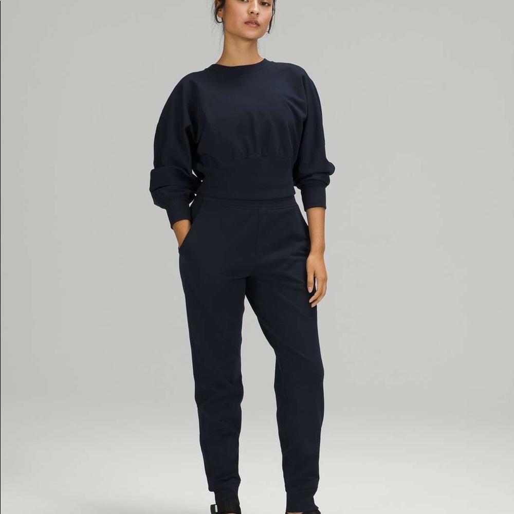 Lululemon LA Warm Down High Rise Jogger Sz 8 NWT Navy
